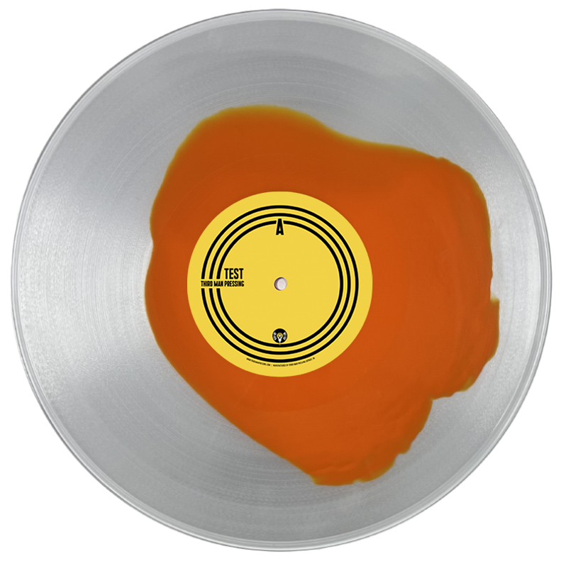 Eclipse color vinyl on white background